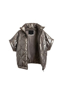 ICE | Padded vest in glossy nylon