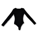 Luna | Ribbed hook-detail bodysuit