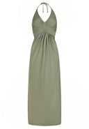 Halter Dress Natural