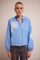 Striped Patchwork Blouse | Tramontana