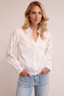 Blouse Fancy Lace Sleeves | Tramontana