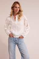 Blouse Fancy Lace Sleeves | Tramontana