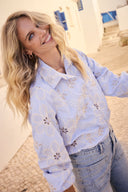 Flower Embroidery Blouse | Tramontana
