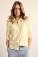 Blouse Lace Details | Celery Lace Blouse