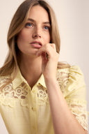 Blouse Lace Details | Celery Lace Blouse