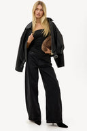Lit With Love Black Strapless Top | Chic fitted strapless top