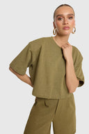 Angie crop top t-shirt