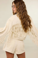 Cloudkissed offwhite denim jacket