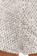 Glitter party vibes offwhite Short