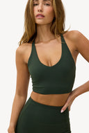 Harvest Moves Cropped Sporttop | Luxe fitted cropped top