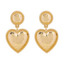 Amore | Heart drop earrings