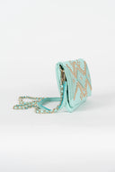 Bandolera Phuket Aqua | Studded crossbody bag