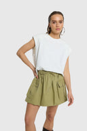 Mia Top | Minimal shoulder pad top