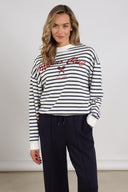 Paige | Striped club sweater