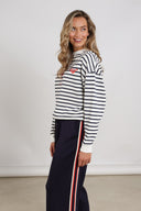 Paige | Striped club sweater