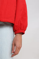 Jenny | Lightweight zip bomber in cherry red
