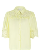 Blouse Lace Details | Celery Lace Blouse