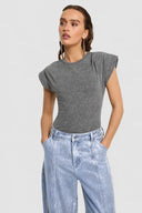 Ansje Body | Structured shoulder pad body