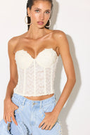 Blooming Days Corset Top | Lace sequin corset