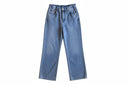 Diana | Mid-wash wide leg denim jeans