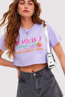 Dreamers Only Top | Relaxed graphic crop tee