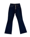 Serena | Dark blue flared denim jeans