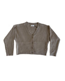 Goldy Vest | Subtle embellished knit cardigan