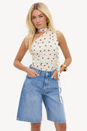 Bold and Brilliant Jort | Light-wash denim shorts
