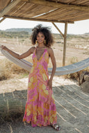 Marrakech Orange Lucia Dress