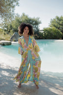 Marrakech Aqua Jumpsuit