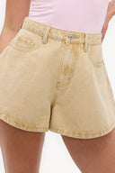 Ready For Anything | Sand Denim Shorts