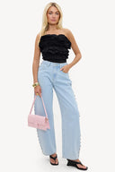 Sunkissed & Wind Swept Top | Romantic ruffle bandeau top