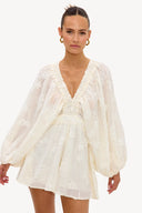 Sunset glow offwhite playsuit