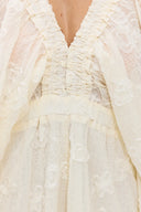 Sunset glow offwhite playsuit