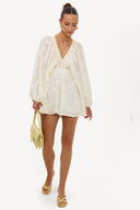 Sunset glow offwhite playsuit