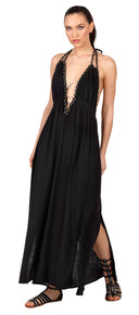 Elena Ring Dress | Halter cut-out maxi dress