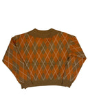 Lilja | Warm argyle knit sweater