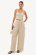 Whisper of petals linnen pants