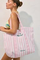 Wrapped In Wonder Bag | Soft striped beach bag