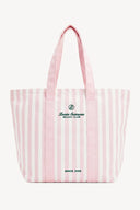 Wrapped In Wonder Bag | Soft striped beach bag